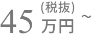 45万円(税抜)〜